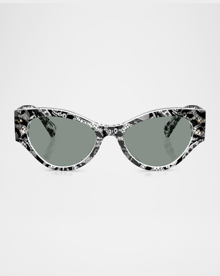 DG4480F Lace Butterfly Sunglasses by DOLCE&GABBANA