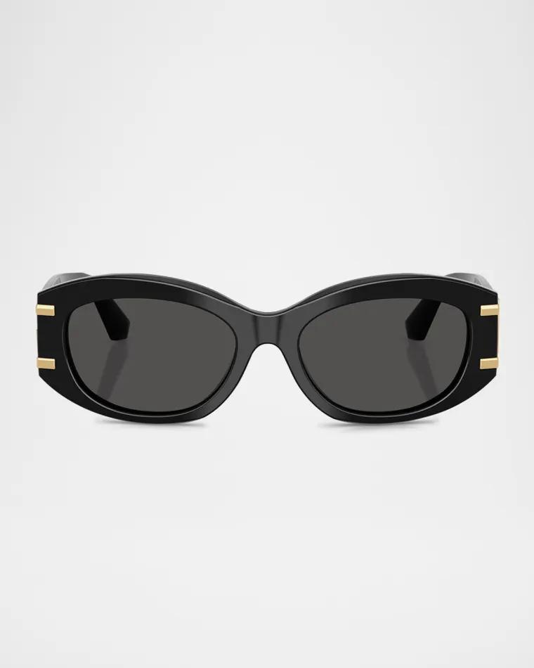 DG4502 Oval Acetate Sunglasses by DOLCE&GABBANA