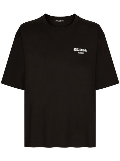 logo-print cotton T-shirt by DOLCE&GABBANA DGVIB3