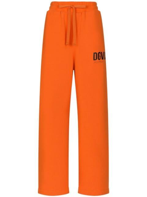 logo-print cotton track pants by DOLCE&GABBANA DGVIB3