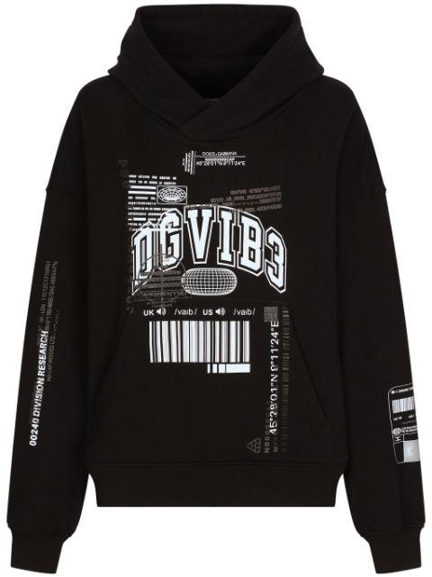 printed cotton hoodie by DOLCE&GABBANA DGVIB3