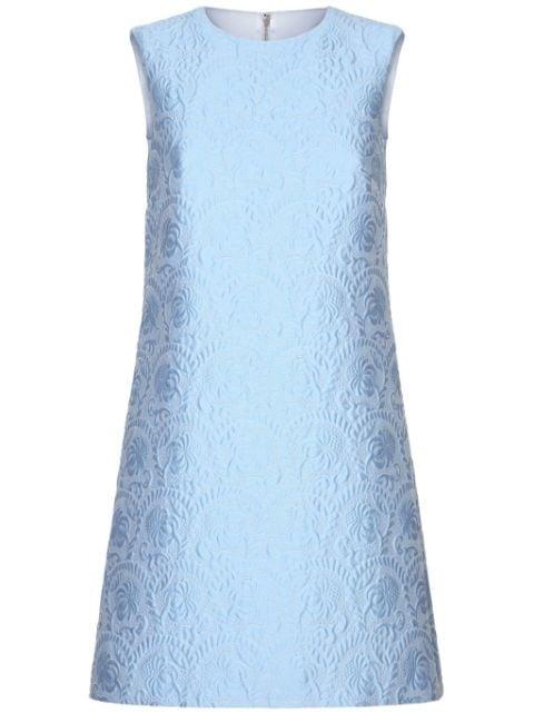 DNA A-line brocade mini dress by DOLCE&GABBANA