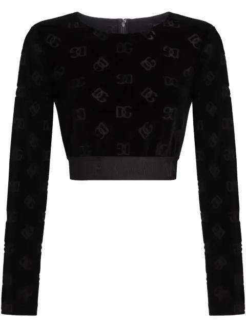 DNA DG-jacquard sweatshirt by DOLCE&GABBANA
