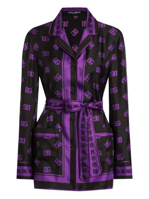 DNA DG logo-print shirt by DOLCE&GABBANA
