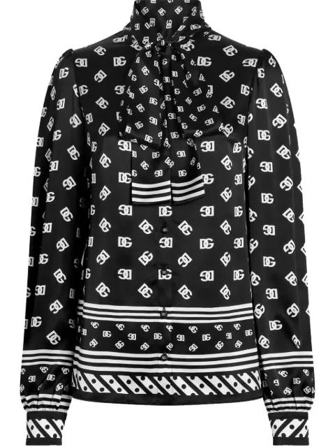 DNA DG-print shirt by DOLCE&GABBANA