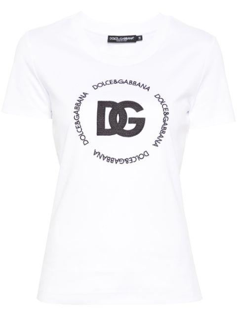 DNA embroidered-logo interlock T-shirt by DOLCE&GABBANA