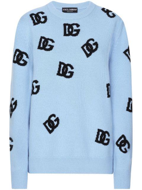 DNA logo embroidered jumper by DOLCE&GABBANA