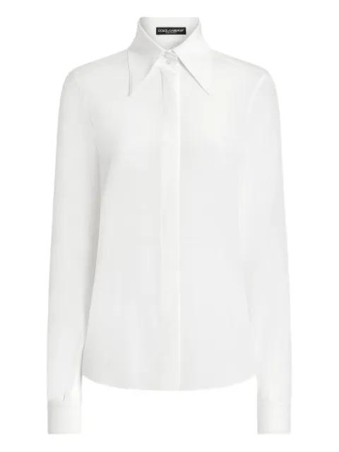 DNA pointed-collar shirt by DOLCE&GABBANA