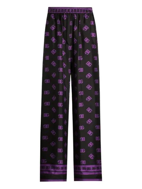 DNA silk trousers by DOLCE&GABBANA