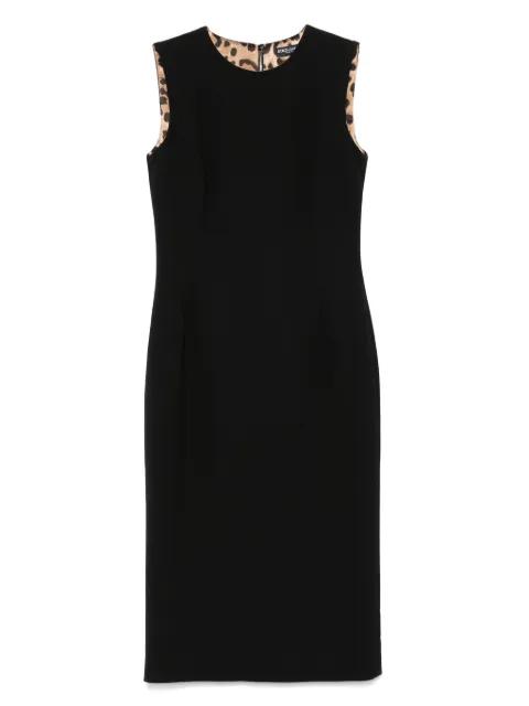 DNA sleeveless midi dress by DOLCE&GABBANA