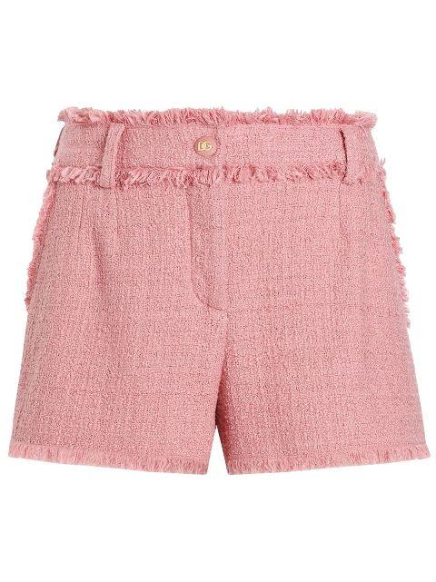DNA tweed shorts by DOLCE&GABBANA