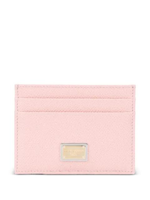 Dauphine leather cardholder by DOLCE&GABBANA