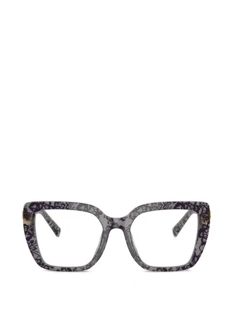 Devotion lace-print glasses by DOLCE&GABBANA