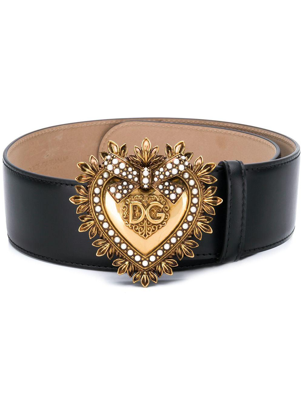 Devotion leather belt by DOLCE&GABBANA