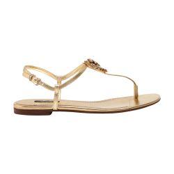 Devotion nappa leather thong sandals by DOLCE&GABBANA