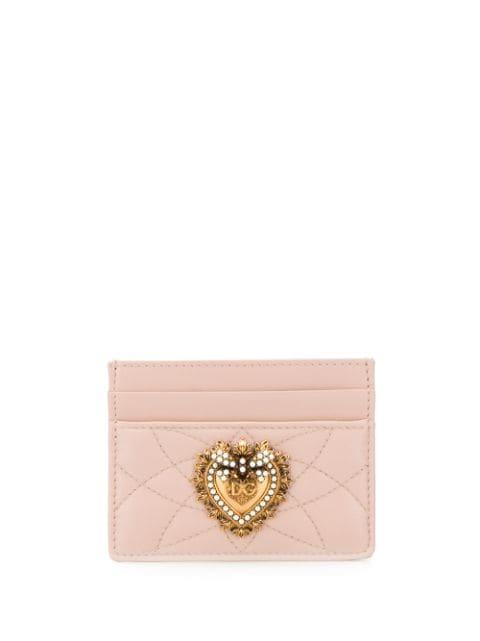 Devotion quilted card holder by DOLCE&GABBANA