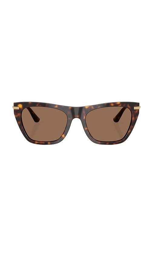Dolce & Gabbana Cat Eye Sunglasses in Brown by DOLCE&GABBANA