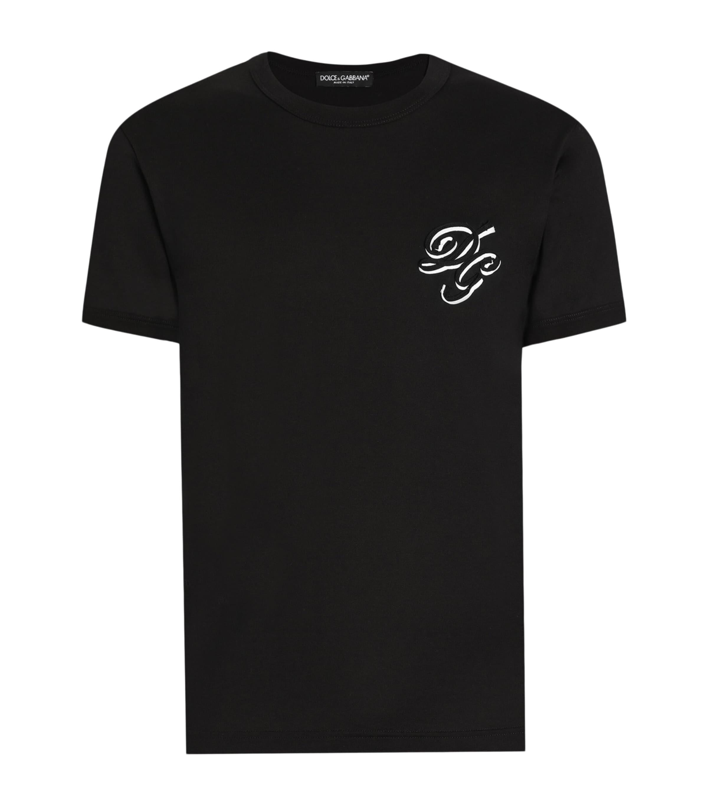 Dolce & Gabbana Cotton Logo T-Shirt by DOLCE&GABBANA