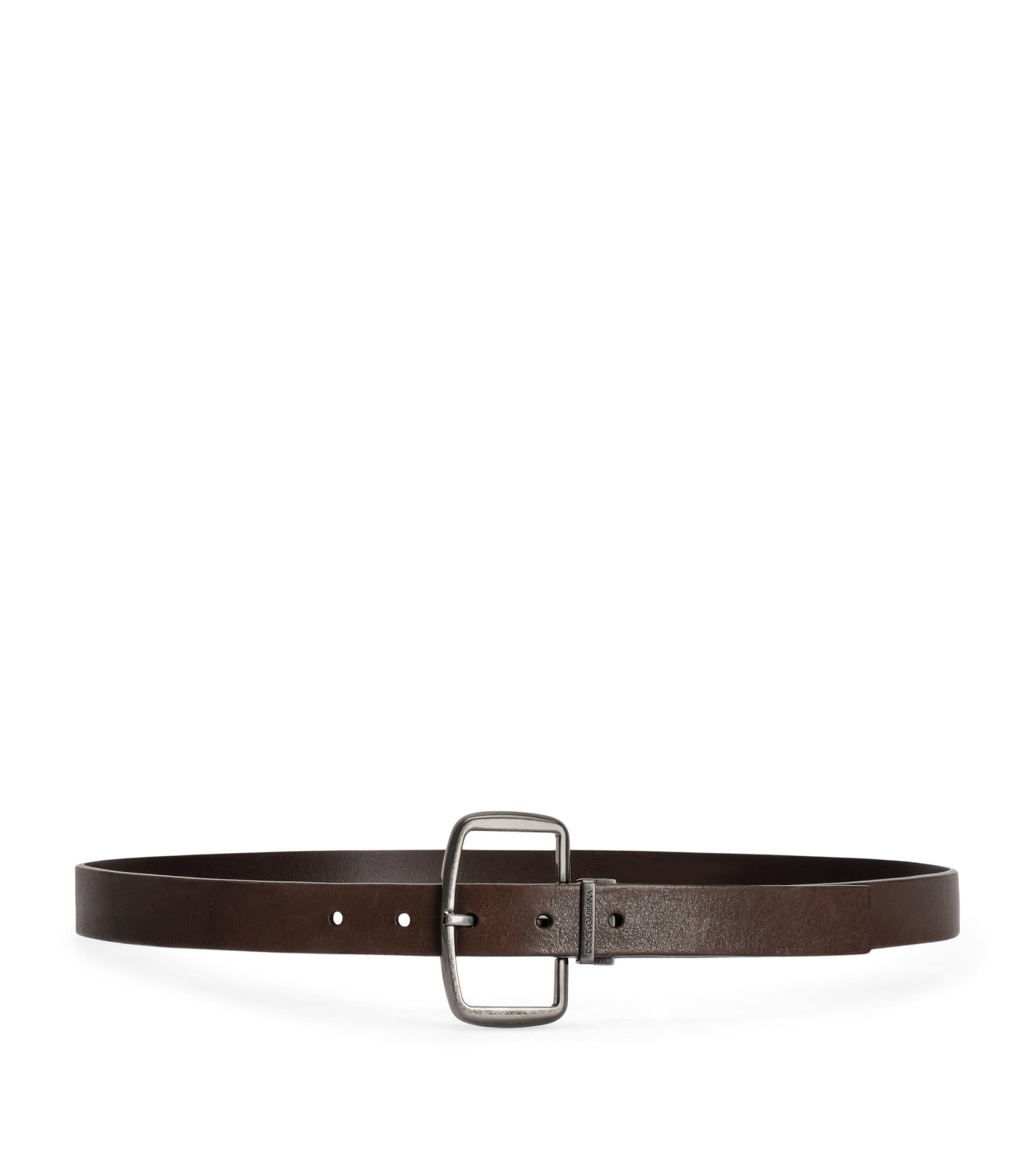 Dolce & Gabbana Leather Belt by DOLCE&GABBANA