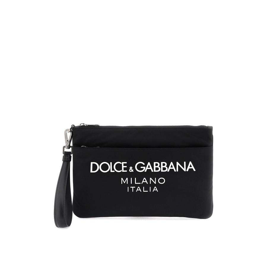 Dolce &amp; Gabbana Pouch With Logo by DOLCE&GABBANA