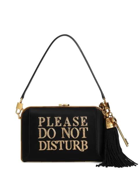 Dolce box satin and laminated ayers handbag by DOLCE&GABBANA