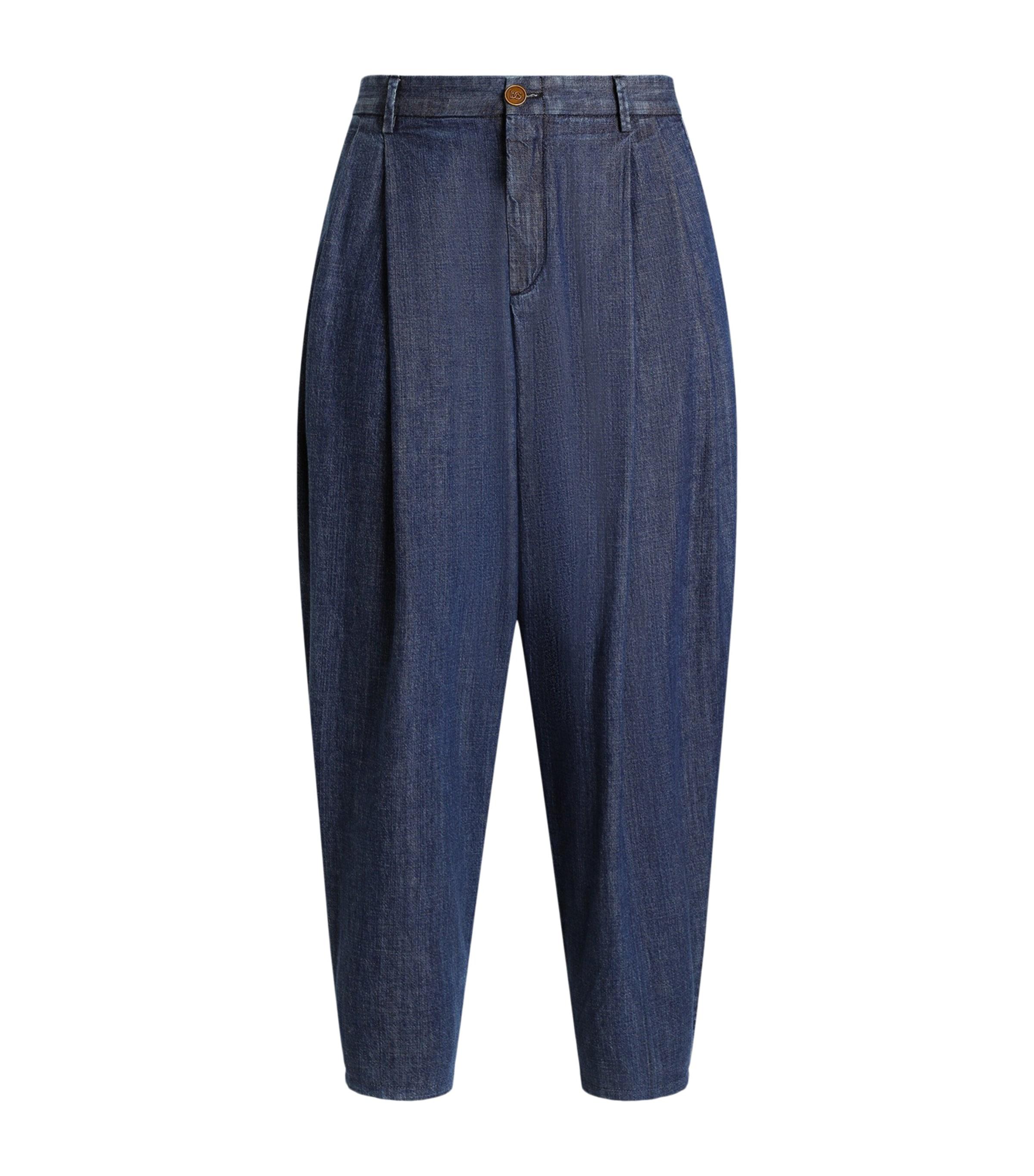 Dolce&Gabbana Barrel-Leg Jeans by DOLCE&GABBANA