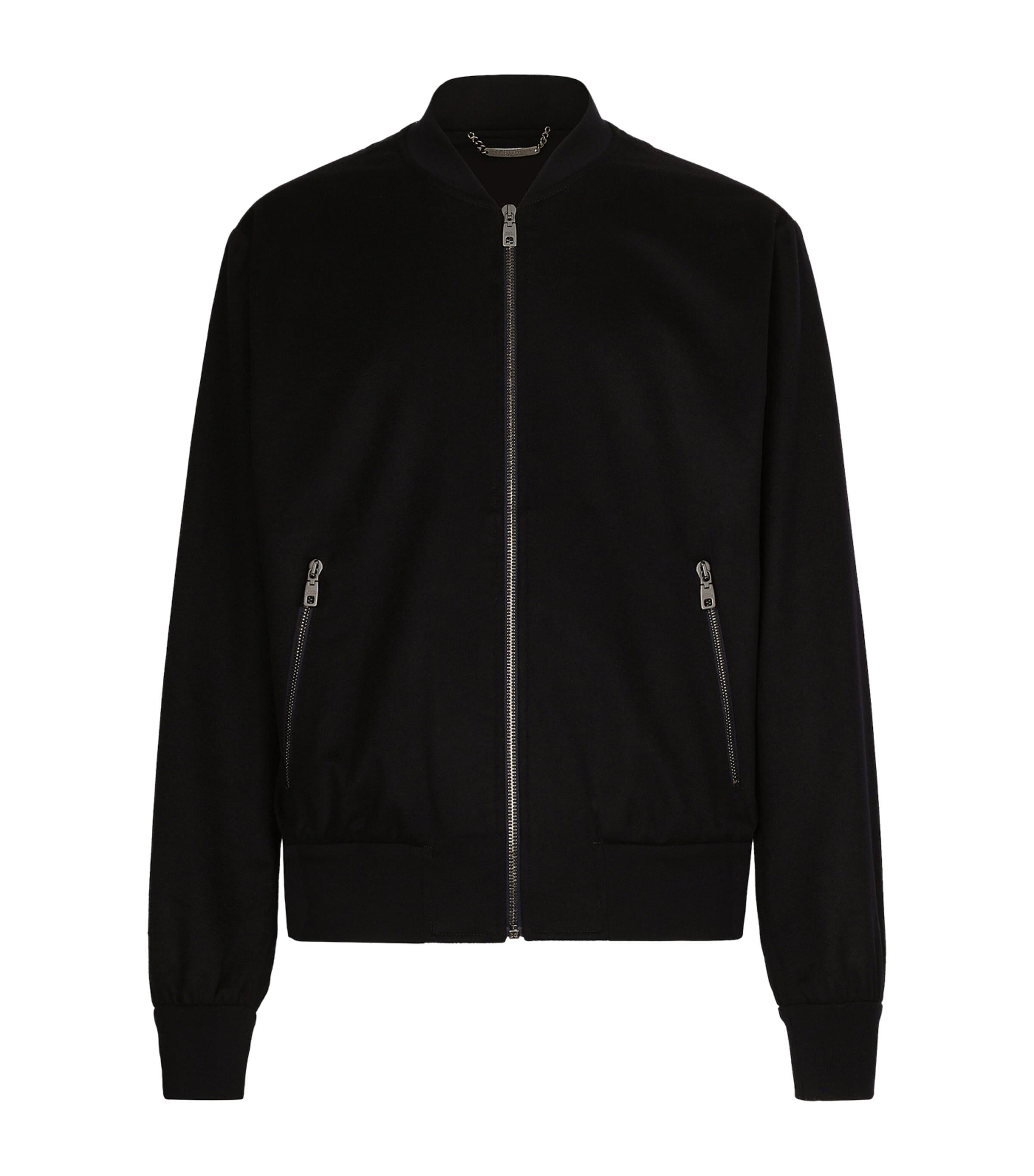 Dolce&Gabbana Cashmere Bomber Jacket by DOLCE&GABBANA