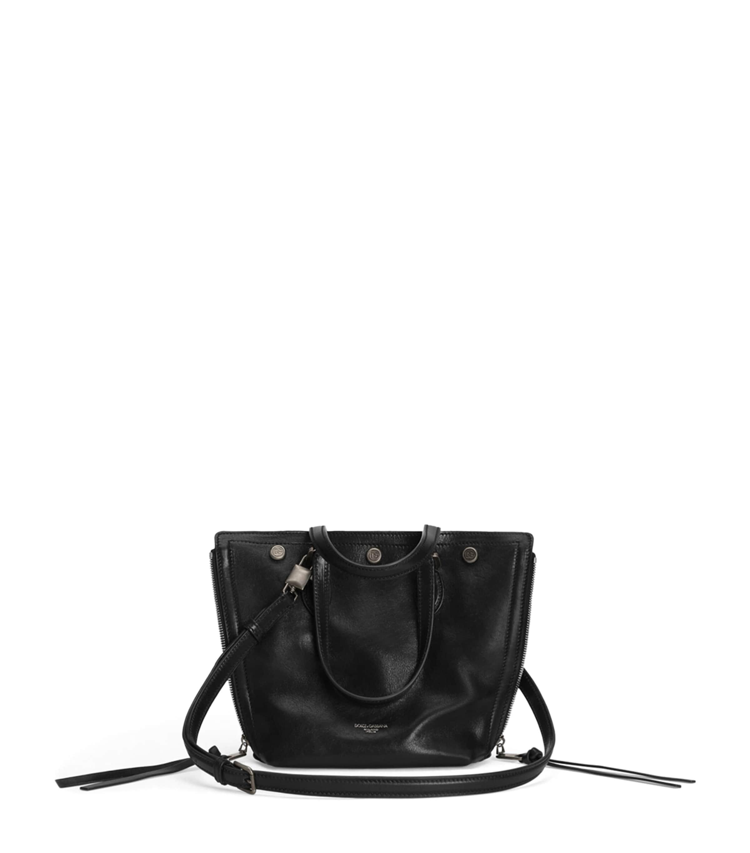Dolce&Gabbana Leather Atene Tote Bag by DOLCE&GABBANA