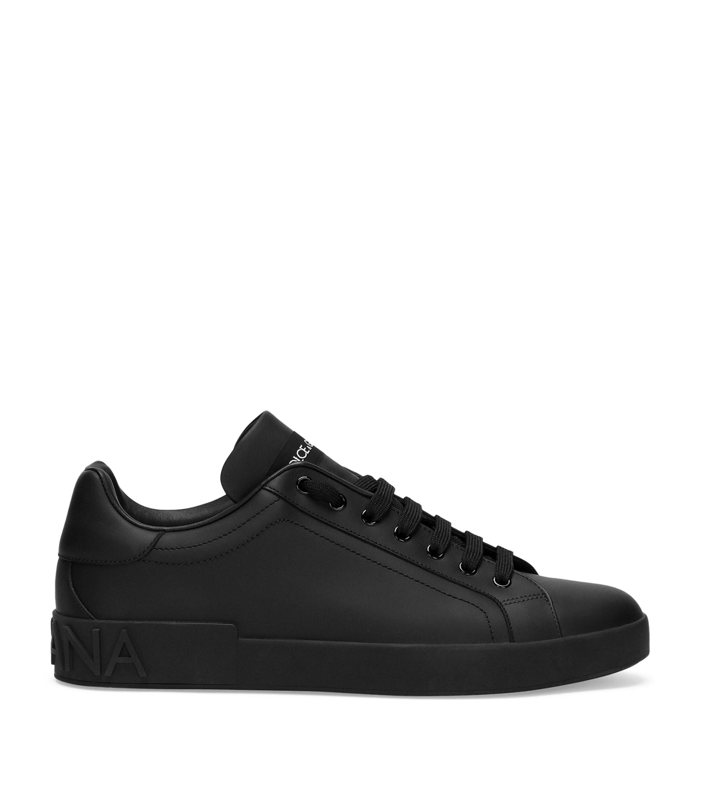 Dolce&Gabbana Leather Logo Sneakers by DOLCE&GABBANA