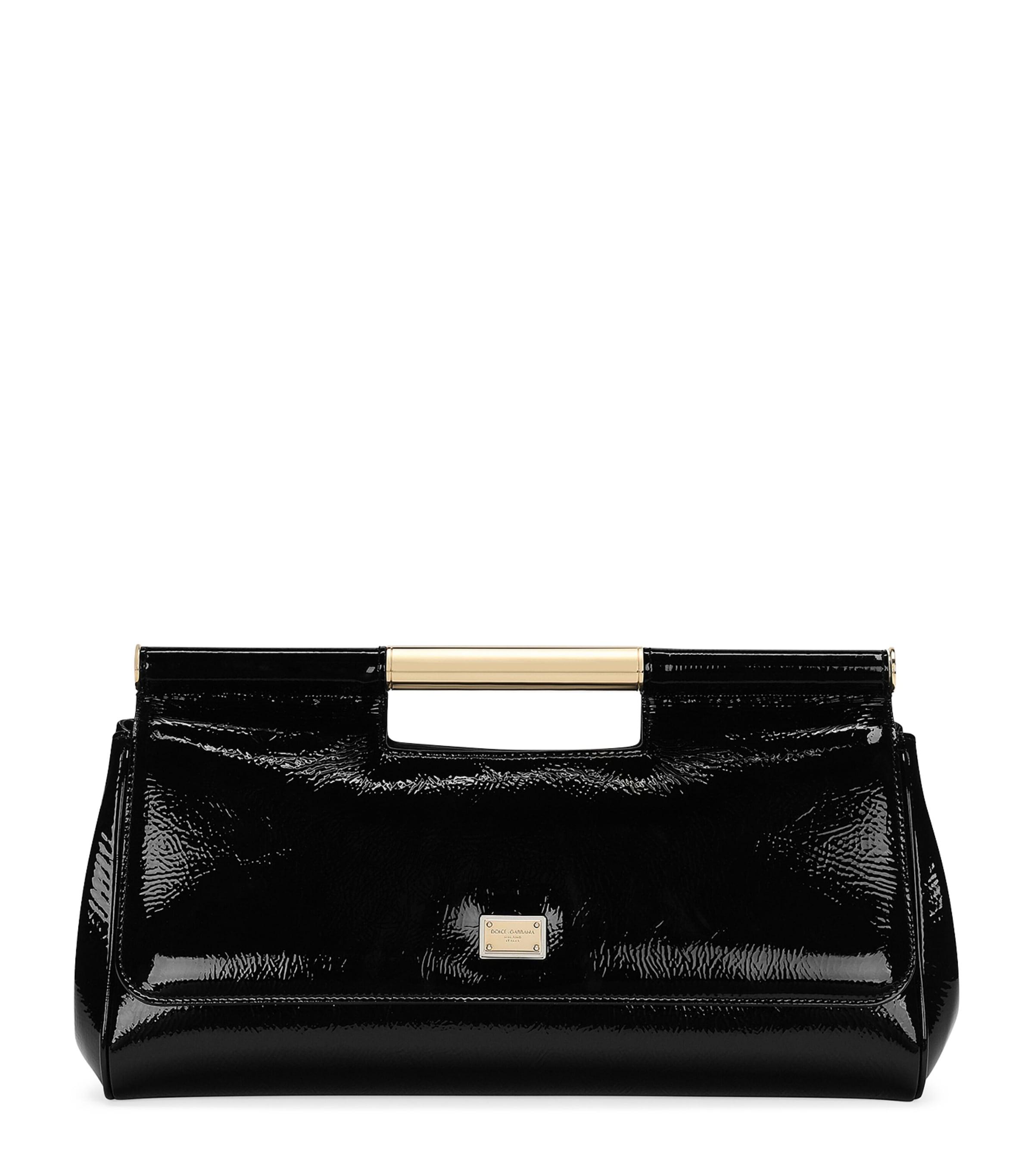 Dolce&Gabbana Leather Sicily Clutch Bag by DOLCE&GABBANA