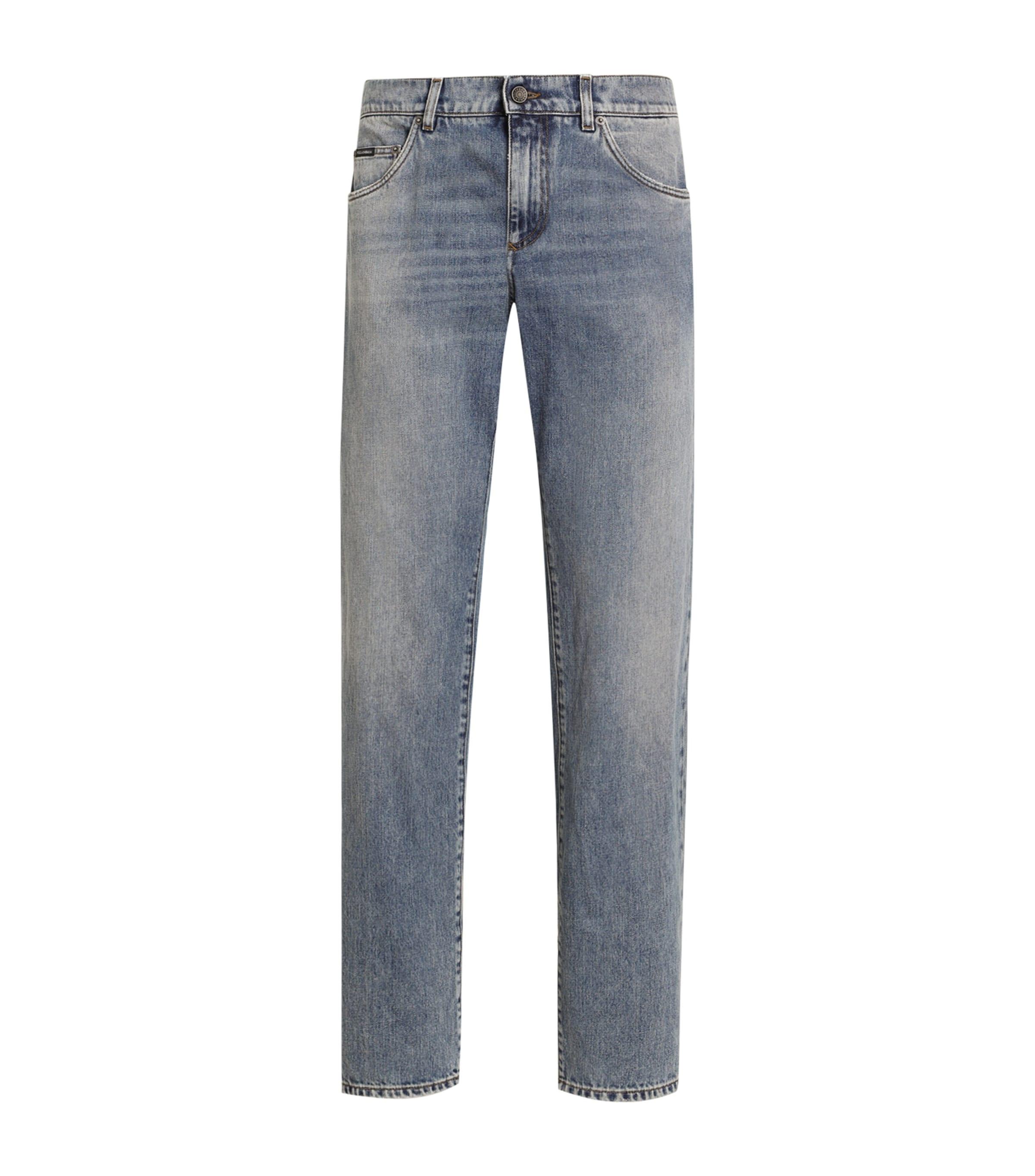 Dolce&Gabbana Light-Wash Slim Jeans by DOLCE&GABBANA