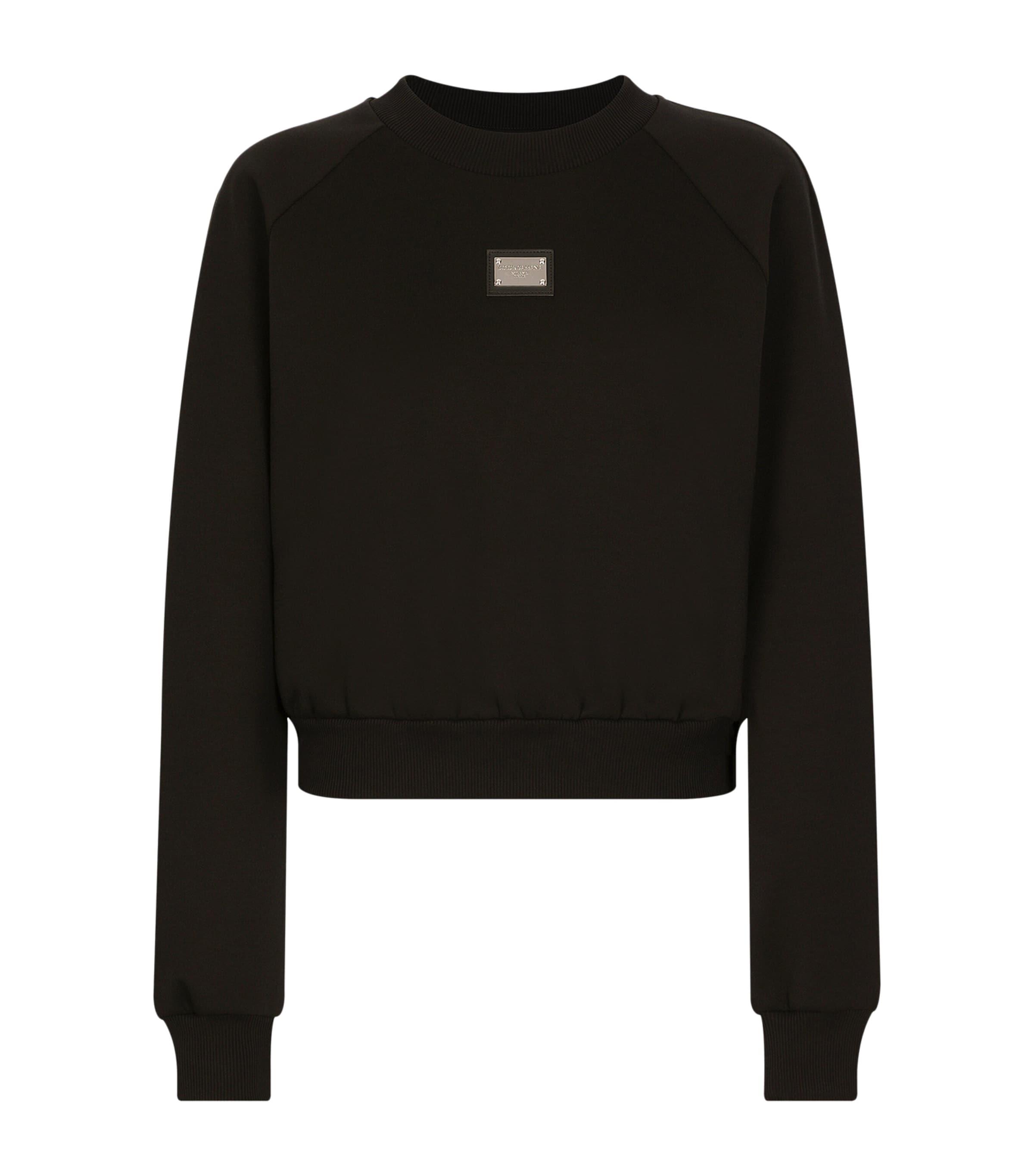 Dolce&Gabbana Logo Plaque Sweatshirt by DOLCE&GABBANA