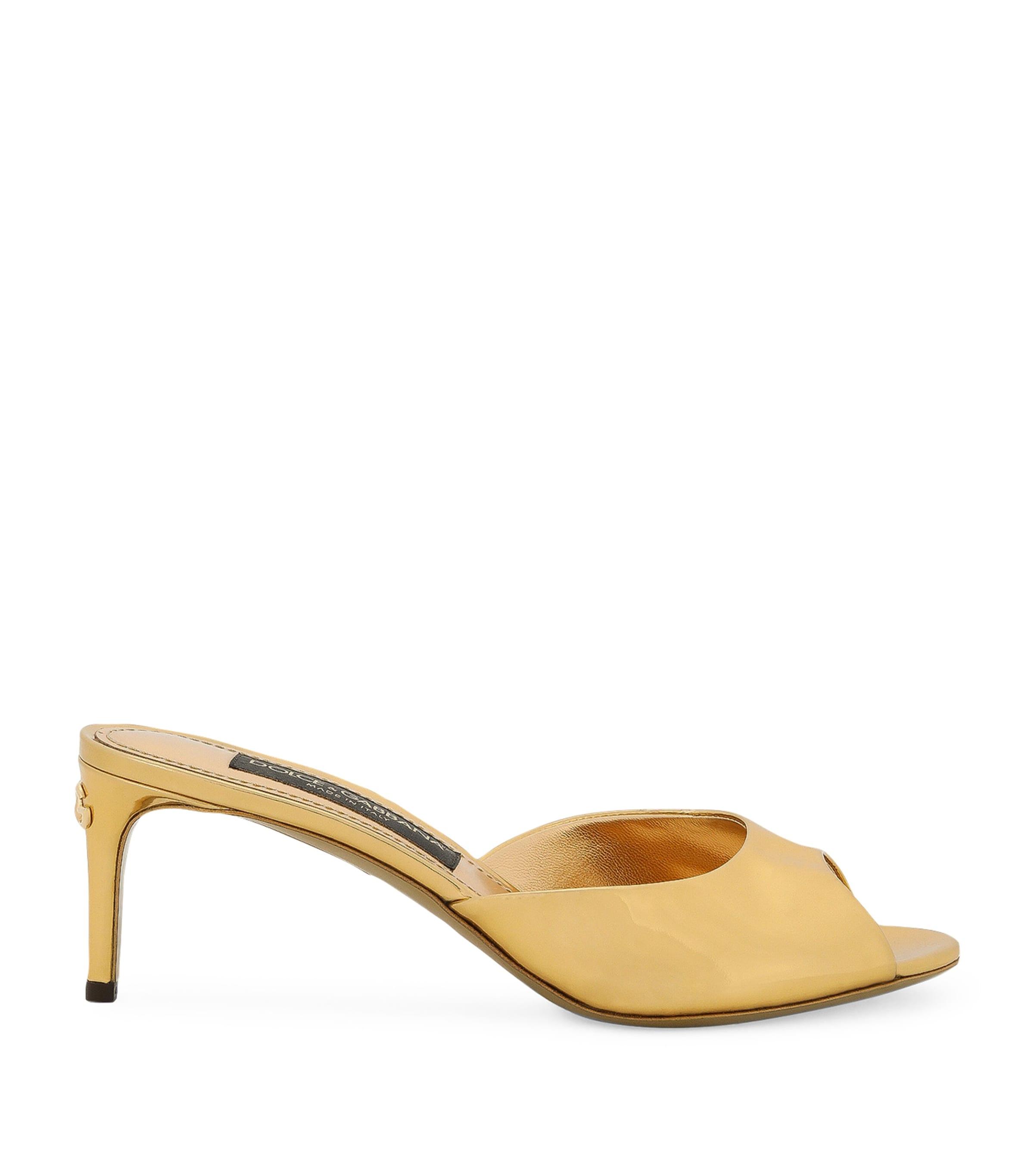 Dolce&Gabbana Patent Leather Mules 60 by DOLCE&GABBANA