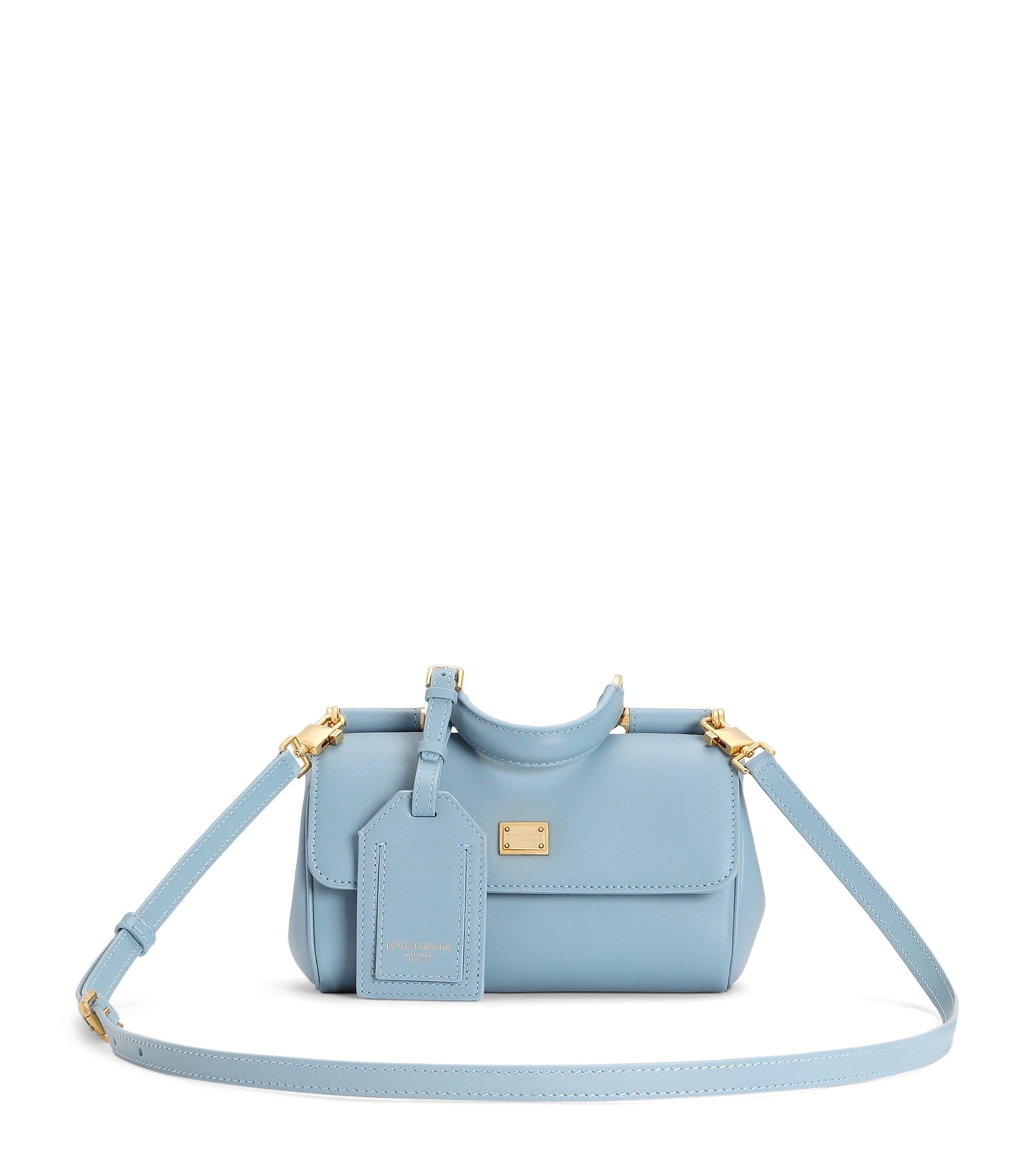 Dolce&Gabbana Plongé Calfskin My Sicily Top-Handle Bag by DOLCE&GABBANA