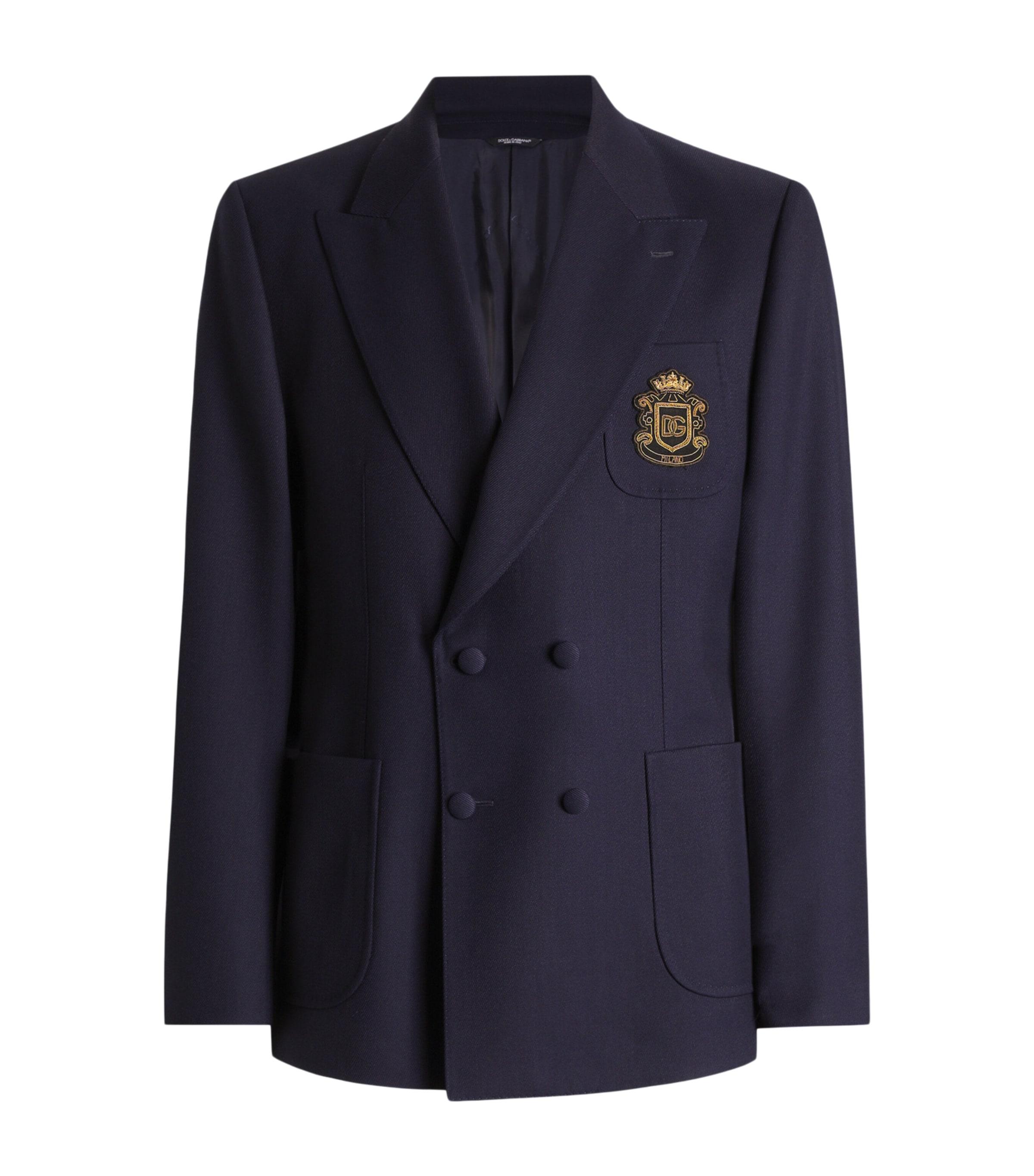 Dolce&Gabbana Portofino Wool Canvas Blazer by DOLCE&GABBANA