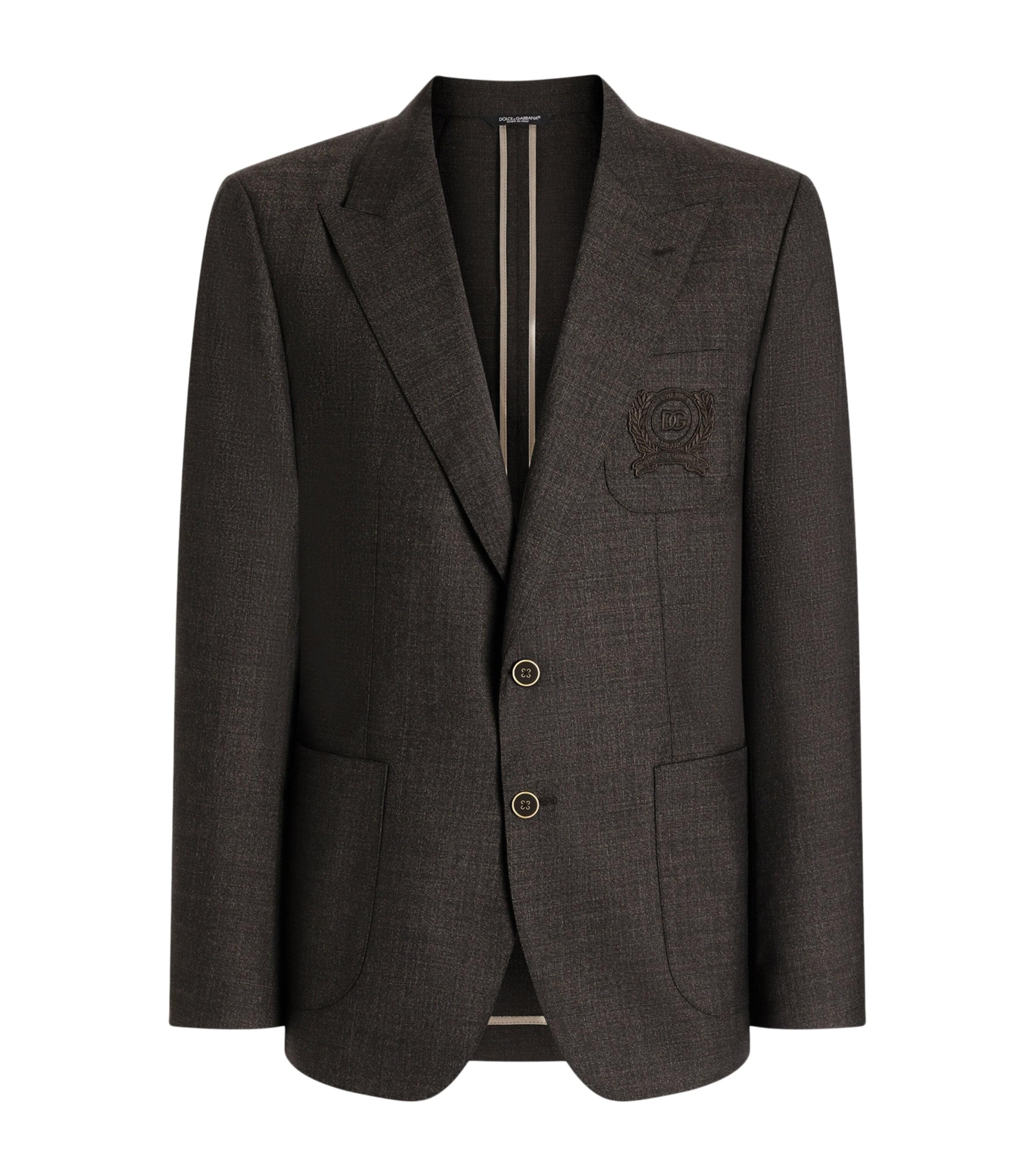 Dolce&Gabbana Portofino Wool Canvas Blazer by DOLCE&GABBANA