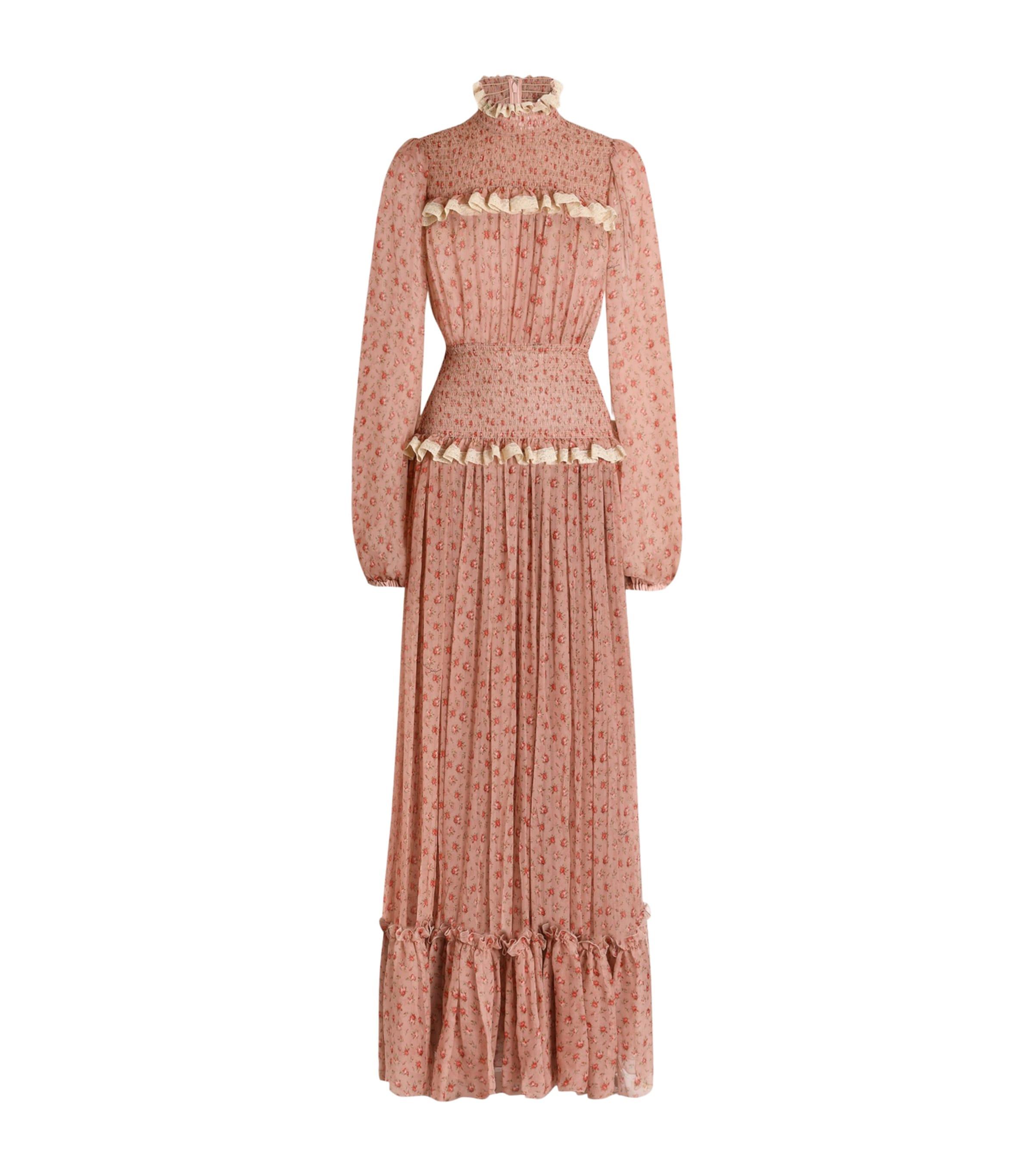 Dolce&Gabbana Silk-Blend Floral Maxi Dress by DOLCE&GABBANA