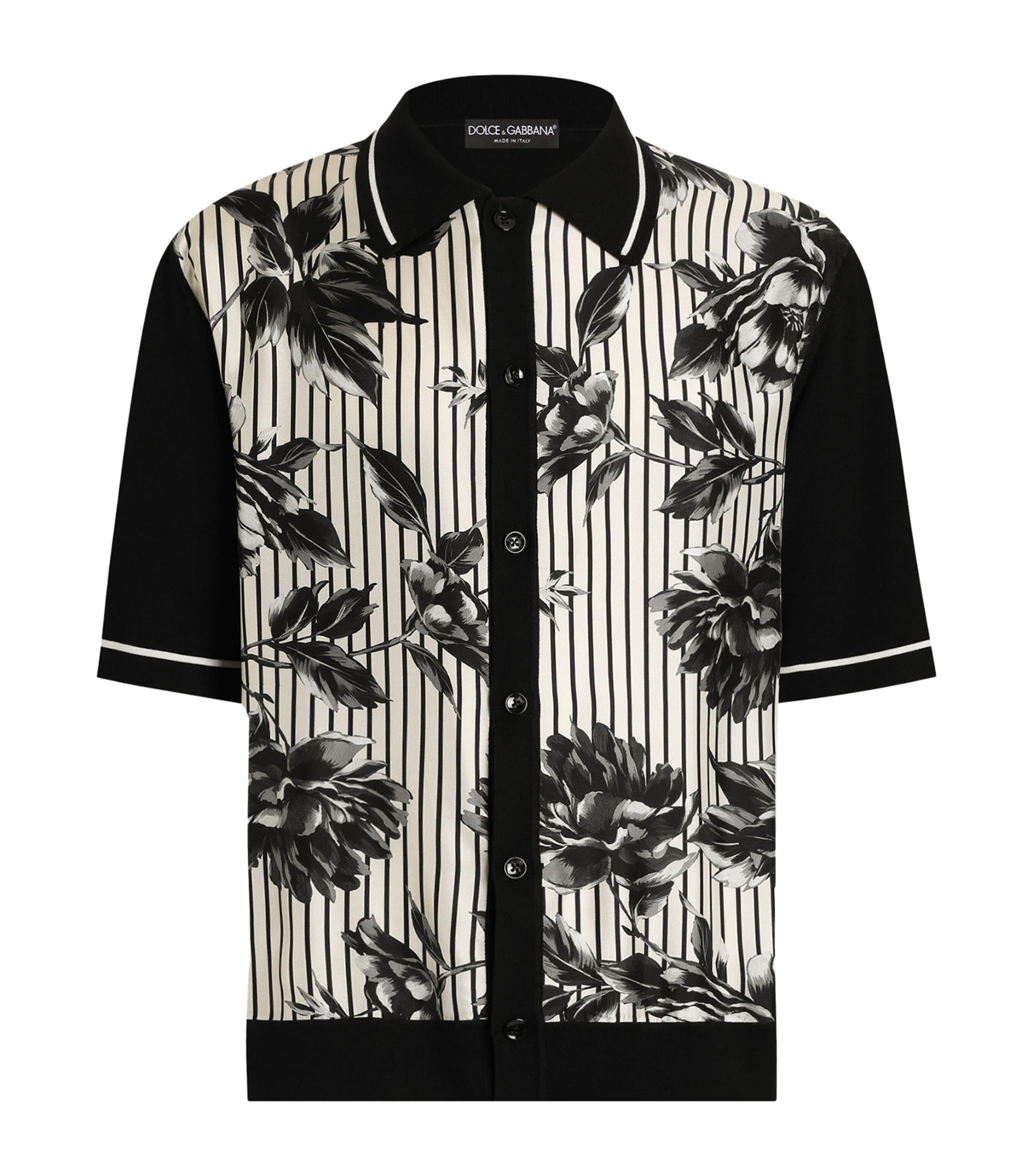 Dolce&Gabbana Silk-Cotton-Blend Floral Shirt by DOLCE&GABBANA