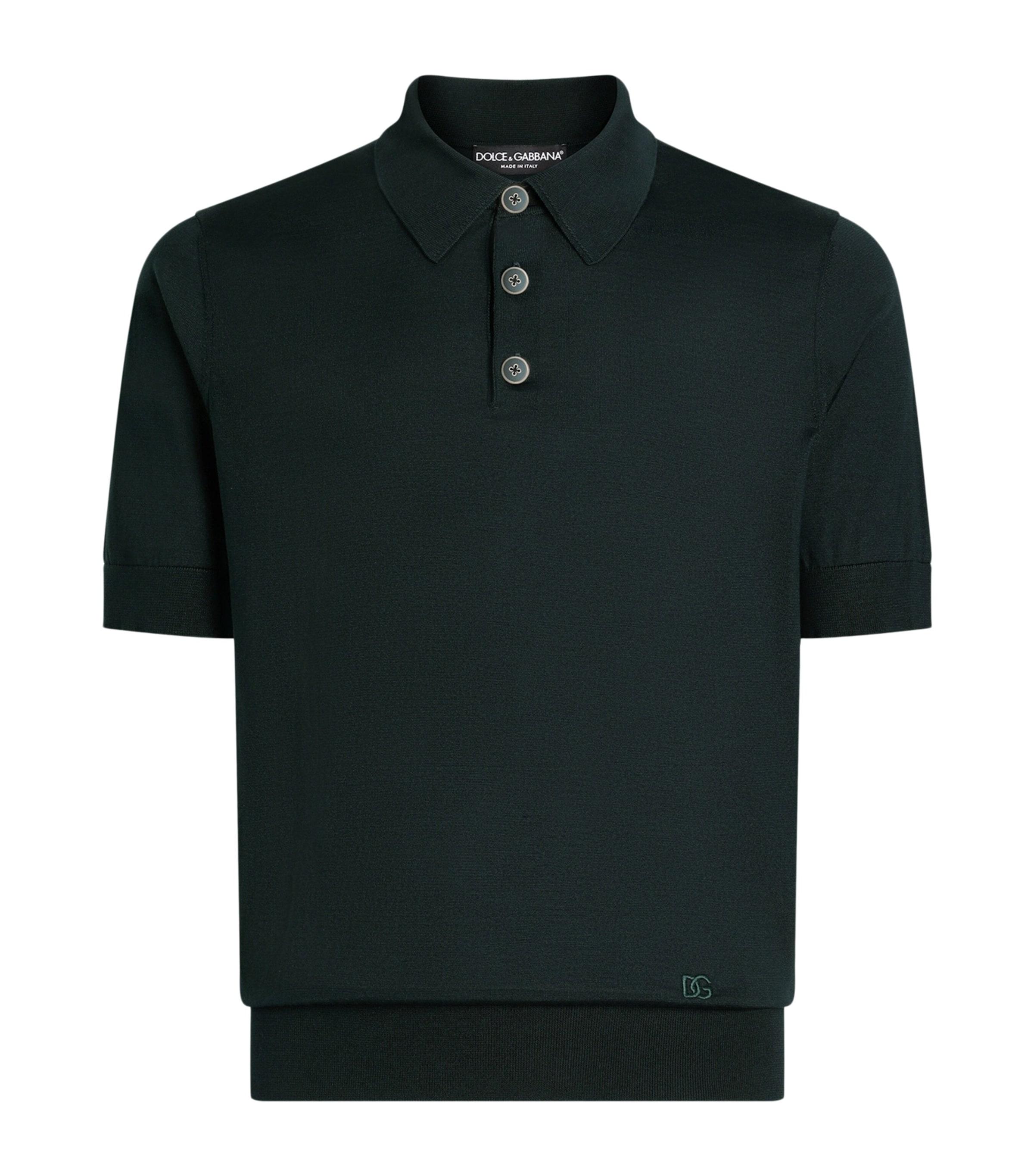 Dolce&Gabbana Silk Polo Sweater by DOLCE&GABBANA