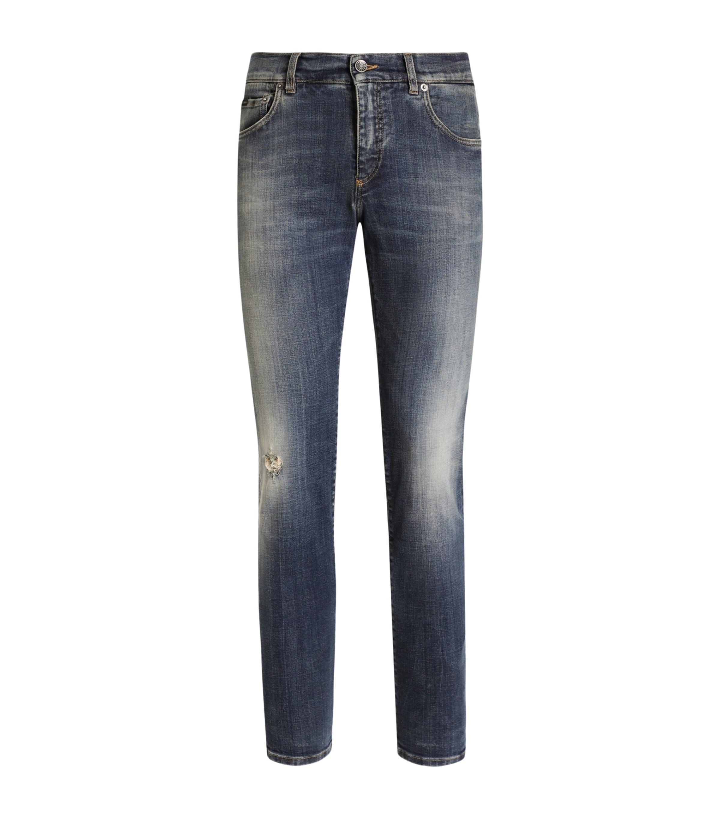 Dolce&Gabbana Slim Distressed Jeans by DOLCE&GABBANA