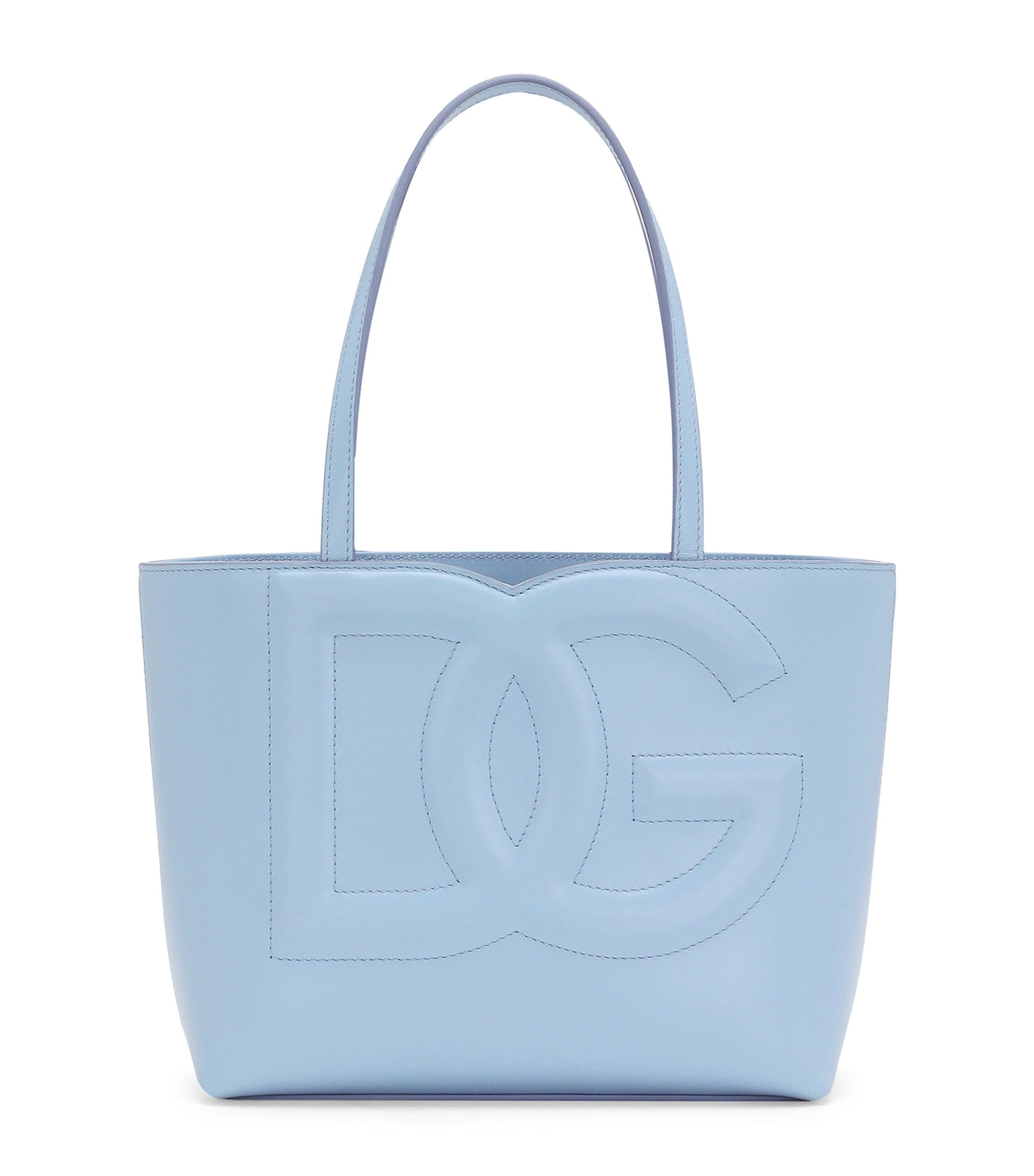 Dolce&Gabbana Small Leather DG Logo Tote Bag by DOLCE&GABBANA