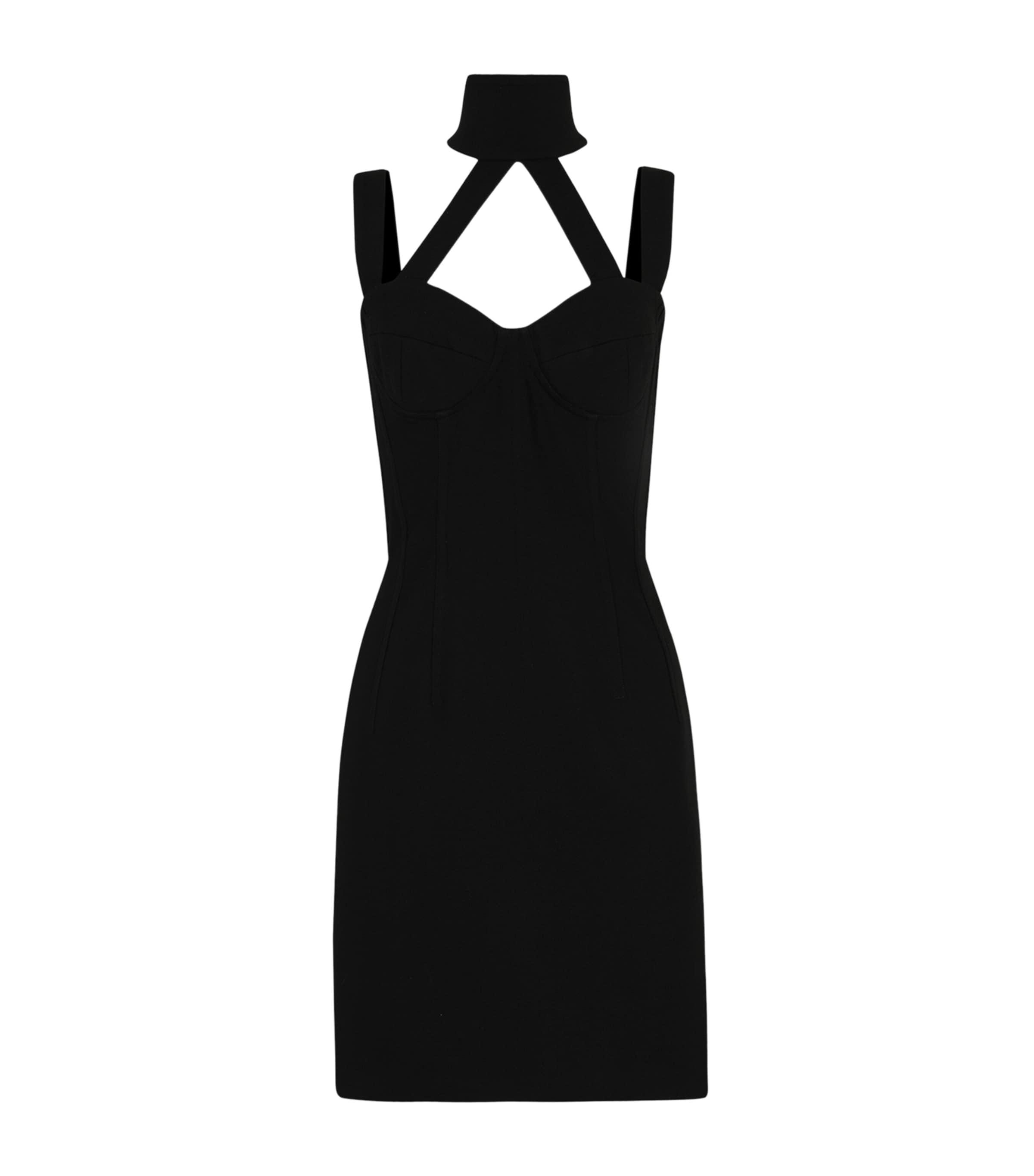 Dolce&Gabbana Strap-Detail Mini Dress by DOLCE&GABBANA