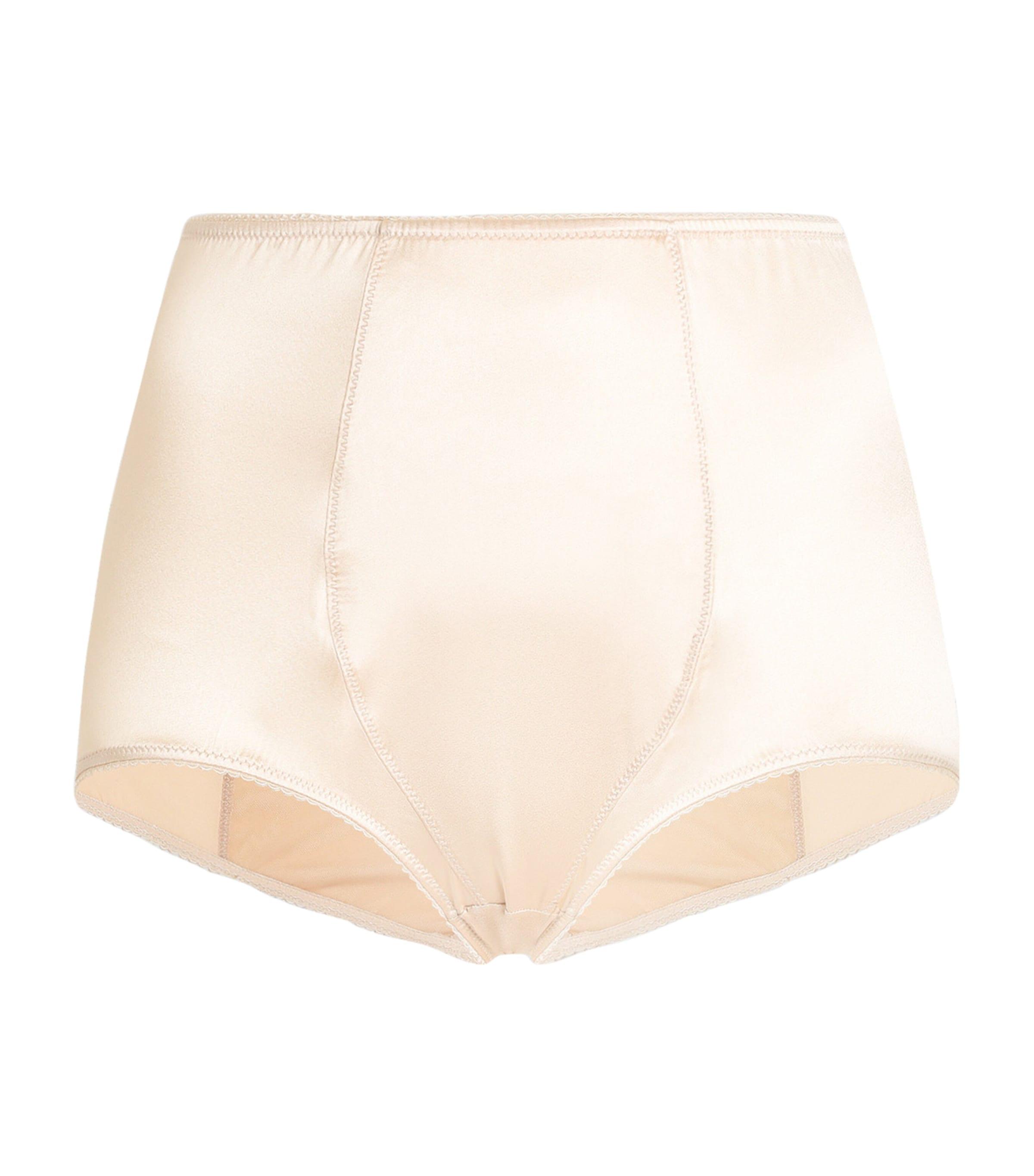 Dolce&Gabbana Stretch-Silk Satin High-Waist Briefs by DOLCE&GABBANA