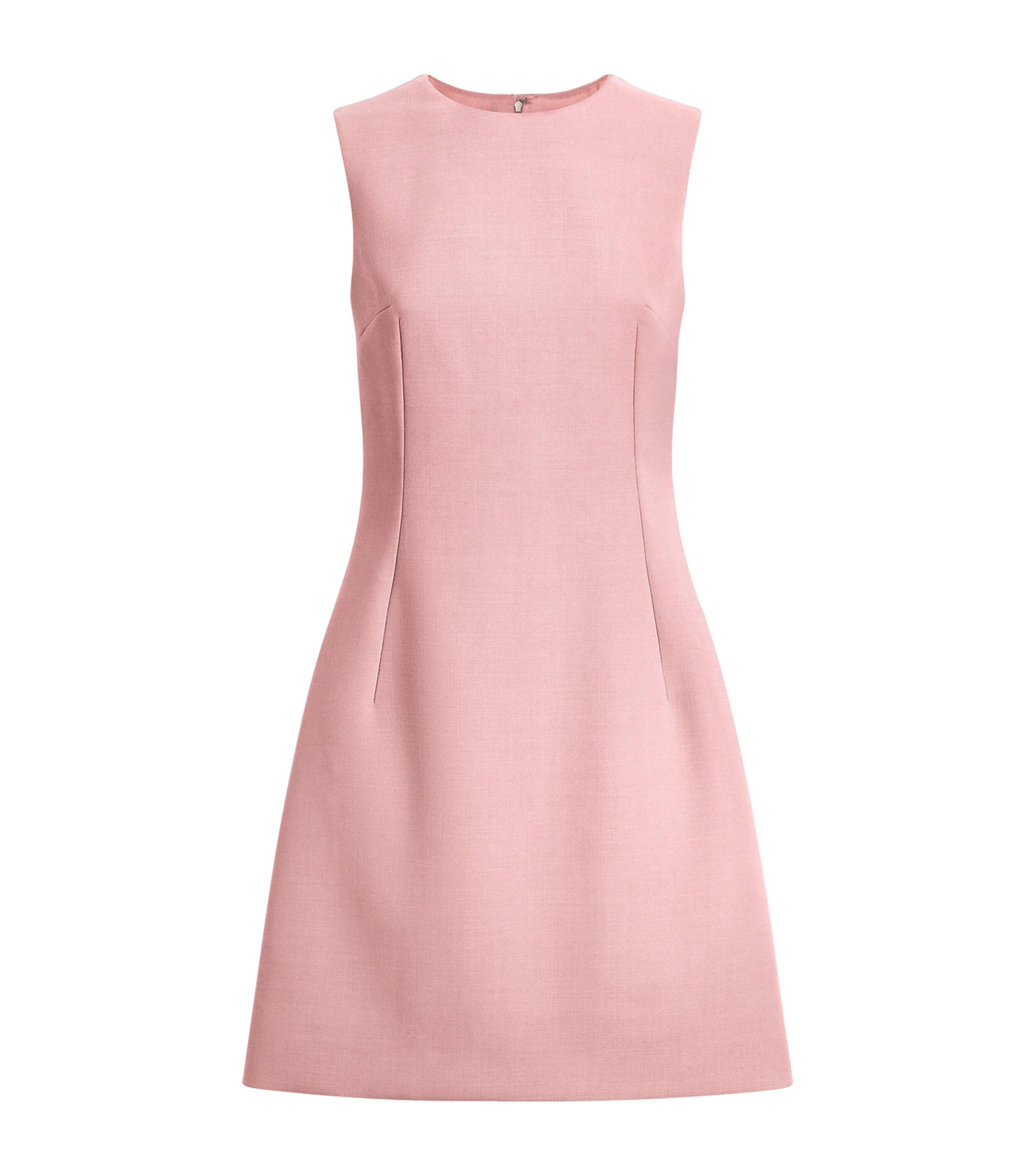 Dolce&Gabbana Virgin Wool Mini Dress by DOLCE&GABBANA