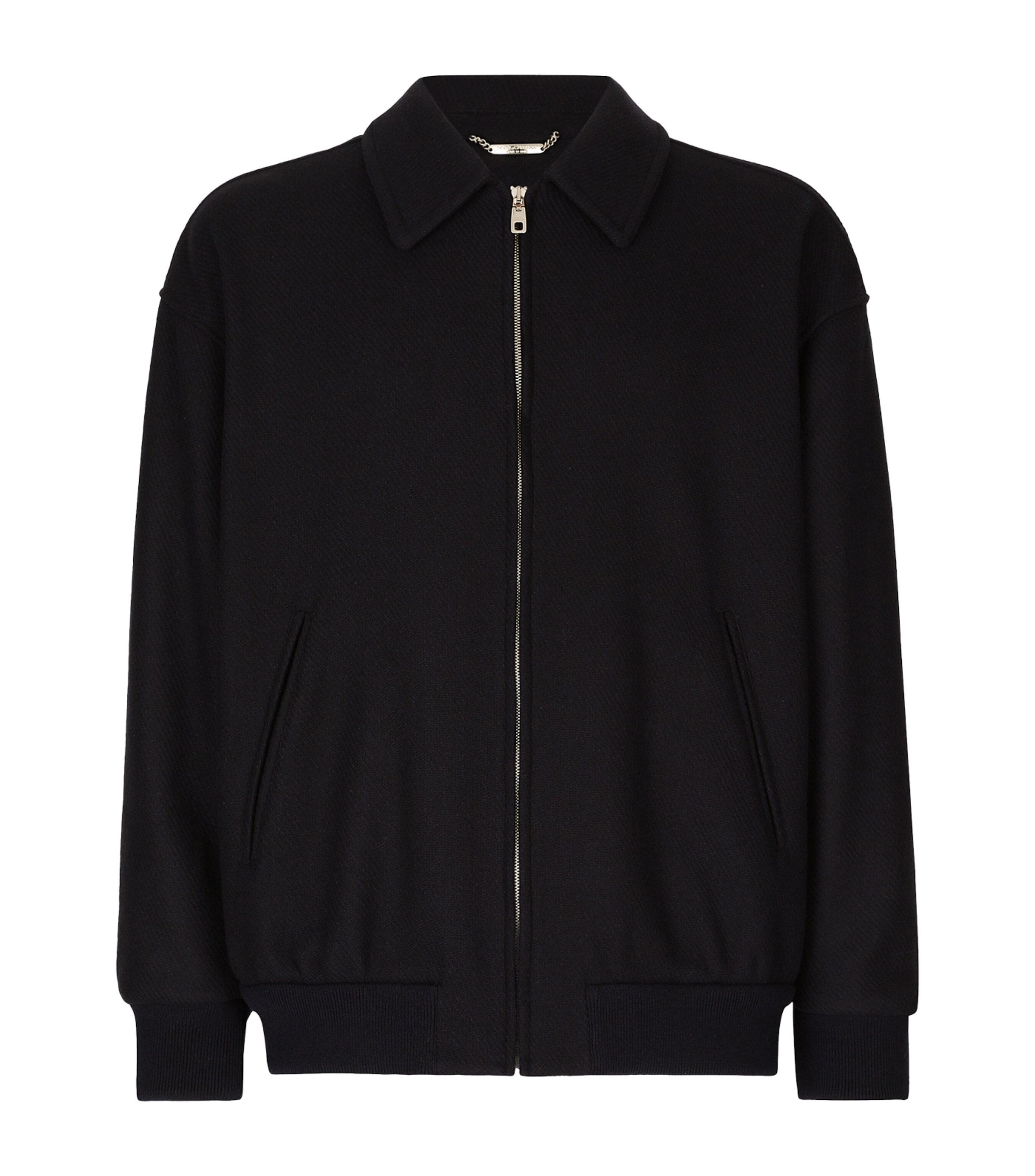 Dolce&Gabbana Wool-Blend Bomber Jacket by DOLCE&GABBANA