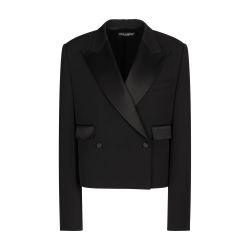 Double breasted tuxedo short jacket by DOLCE&GABBANA