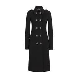 Double-breasted wool coat by DOLCE&GABBANA