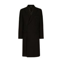 Double-breasted wool coat by DOLCE&GABBANA