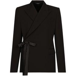 Double-breasted wool jacket by DOLCE&GABBANA