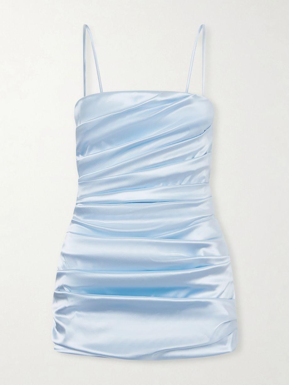 Draped satin mini dress by DOLCE&GABBANA
